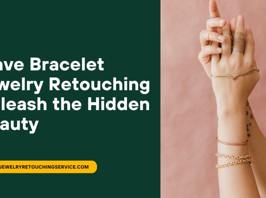 Slave bracelet jewelry retouching 