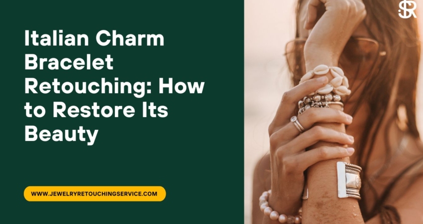 Italian Charm Bracelet Retouching