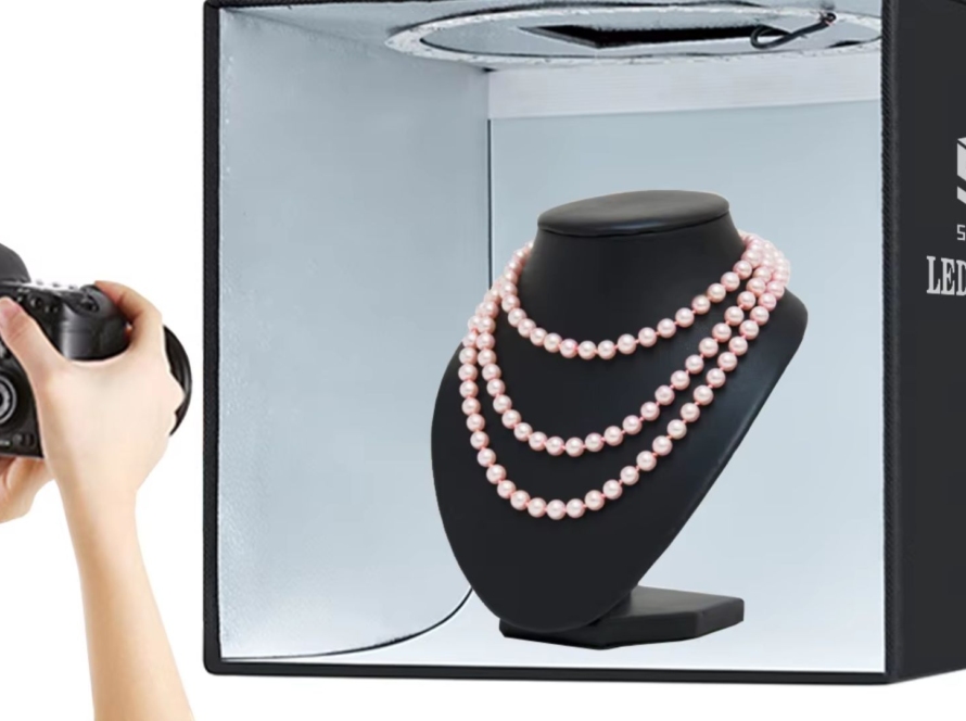 lightbox jewelry photography